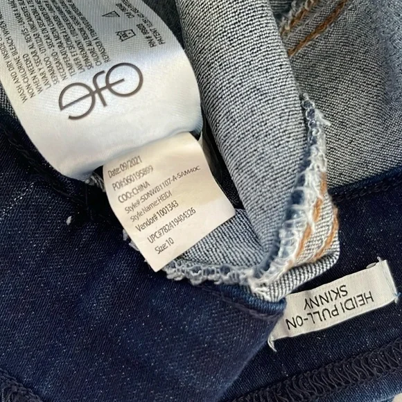 Nine West Women's Heidi Pull-On Yoga Stretch Skinny Leggings - Picture 8 of 8